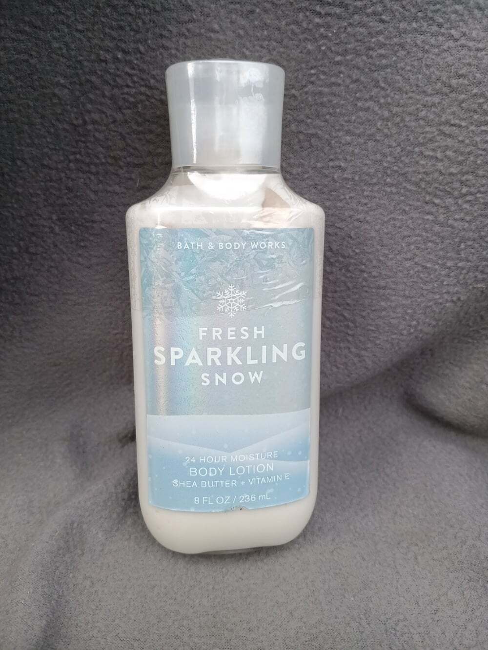 Bath & Body Works Fresh Sparkling Snow Body Lotion Shea Butter Vitamin E 8oz New